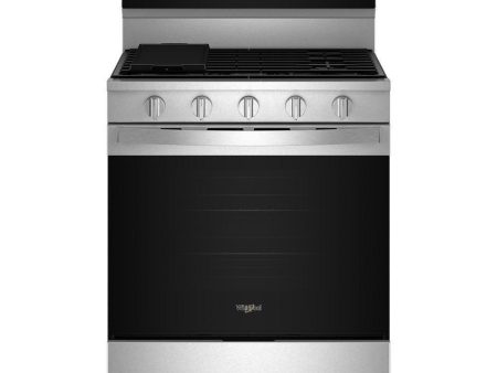 Whirlpool WFGS7530RZ 30-Inch Smart Gas Range With Air Cooking Technology, No Preheat Air Fry, Steam Self Clean And High Speed Preheat Sale