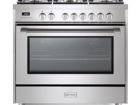 Verona VPRFSGE365SS Verona Prima 36  Dual Fuel Range - Stainless Steel For Discount