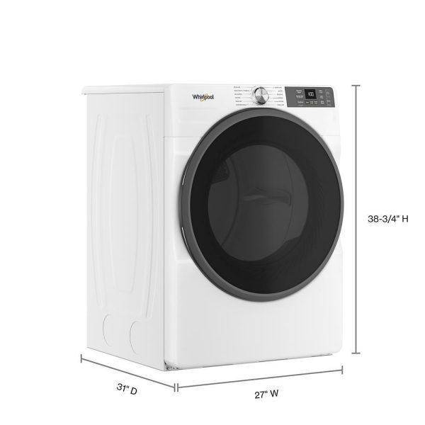 Whirlpool WED5720RW 7.4 Cu. Ft. Smart Front Load Energy Star® Electric Dryer With Wrinkle Shield™ Option For Sale