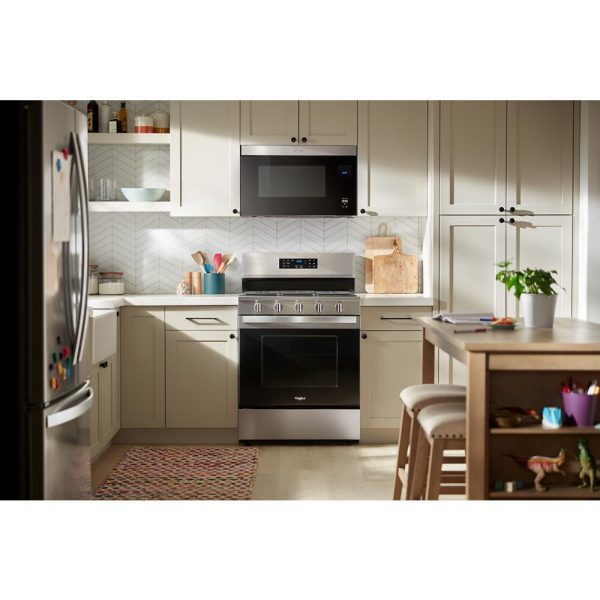 Whirlpool WFGS5030RS 30-Inch Gas Range With Air Cooking Technology, No Preheat Air Fry And Air Baking And Self Clean Online now