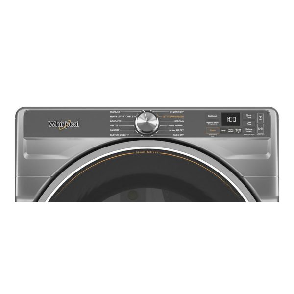 Whirlpool WGD6720RR 7.4 Cu. Ft. Smart Front Load Energy Star® Gas Dryer With Steam Capabilities on Sale