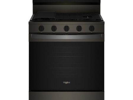 Whirlpool WFGS7530RV 30-Inch Smart Gas Range With Air Cooking Technology, No Preheat Air Fry, Steam Self Clean And High Speed Preheat Online