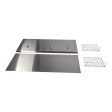 Kitchenaid W10285448 Backguard With Shelf - 36  Stainless Steel Cheap