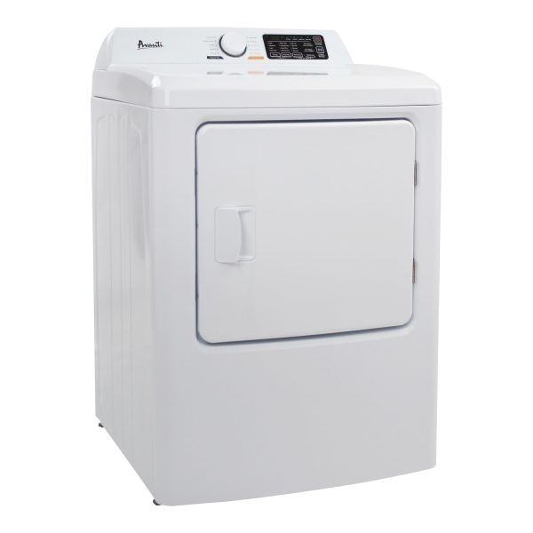 Avanti SED70D0W Avanti Front Load Electric Clothes Dryer, 7.0 Cu. Ft. Capacity - White   7.0 Cu. Ft. Fashion