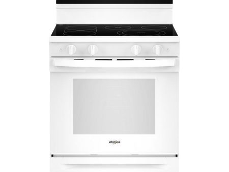 Whirlpool WFES7530RW 30-Inch Smart Electric Smart Range With Air Cooking Technology, No Preheat Air Fry, High Speed Preheat Oven, Wipeclean™ Coating, And Steam Self Clean Cheap