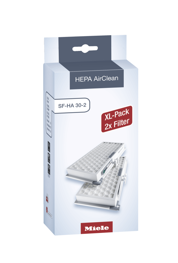 Miele SFHA302 Xl Pack Hepa Airclean Filter - Twin Pack - For Two Years Of Clean Air Online Hot Sale