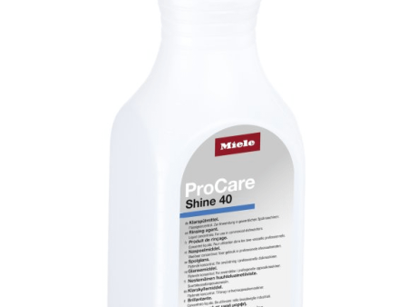 Miele PROCARESHINE401L Rinse Aid, 1 L - For Rinsing Dishes, Cutlery And Glasses. For Discount